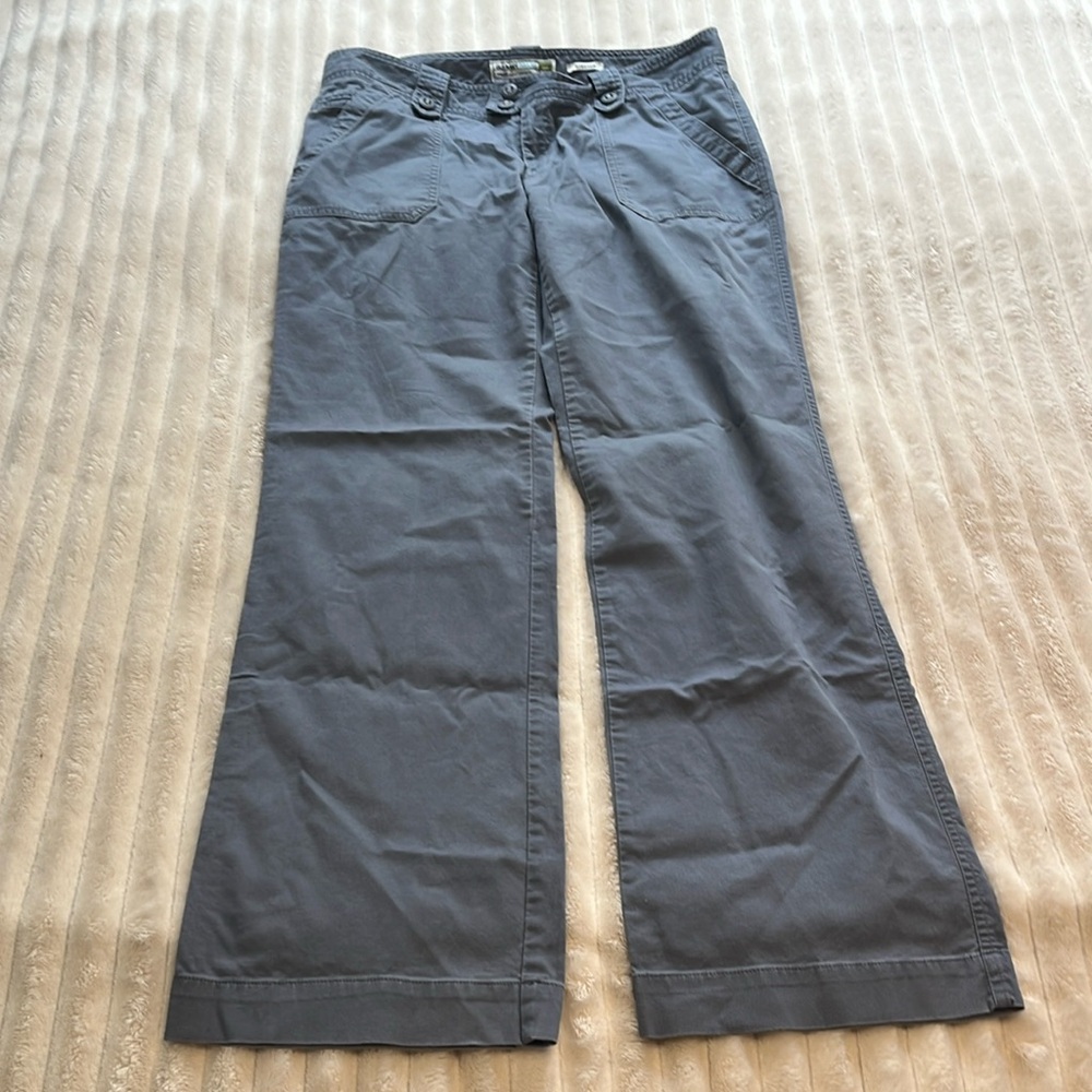 Old navy blue corduroy low rise flare pants